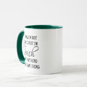 Irish Pride Tasse - Funny, ich bin nicht perfekt,  (Vorderseite Links)