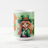 IRISH PRIDE und vierblättrige Klee— Kaffeetasse (Mittel)