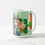 IRISH PRIDE und vierblättrige Klee— Kaffeetasse (VorderseiteRechts)