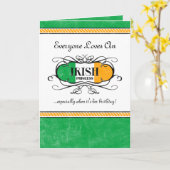 Irish Princess Personalisiert Card Karte (Gelbe Blume)