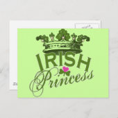 Irish Princess Postkarte (Vorne/Hinten)