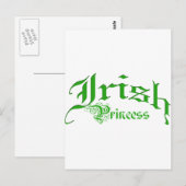 Irish Princess Postkarte (Vorne/Hinten)