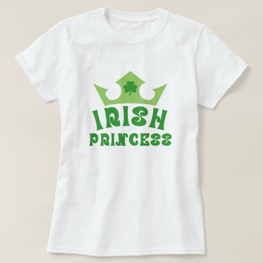 Irish Princess St. Patrick's Day T - Shirt (Design vorne)