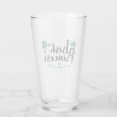 Irish Princess Women St Patrick's Day Script Glas (Rückseite)