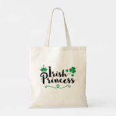 Irish Princess Women St Patrick's Day Script Tragetasche (Rückseite)