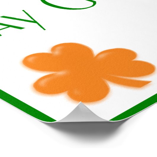 Irish Proverb 2 Print Poster (Ecke)