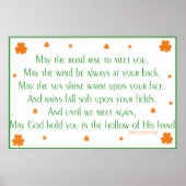 Irish Proverb 2 Print Poster (Vorne)