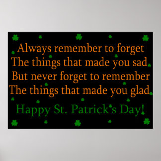 Irish Proverb 3 - Print Poster