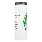 Irish Proverb, Boho Rainbow St. Patrick's Day Thermosbecher (Rückseite)