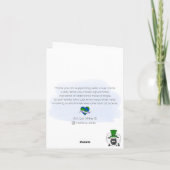 Irish Proverb Frog Karte (Rückseite)