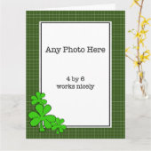 Irish Proverb on St Patrick's Day Card Karte (Gelbe Blume)
