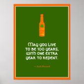 Irish Proverb Poster (Vorne)