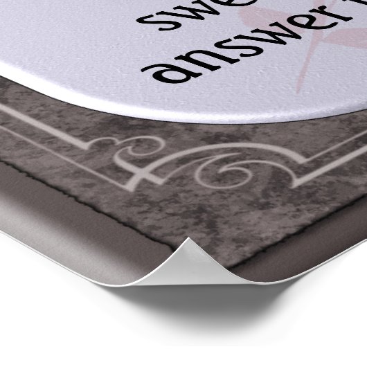 Irish Proverb — Print Poster (Ecke)