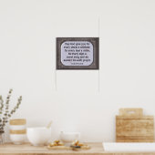 Irish Proverb — Print Poster (Küche)