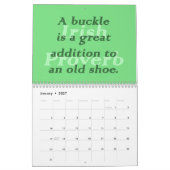 Irish Proverbs Kalender (Jan 2027)