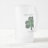 Irish Pub Bar Mattglas Bierglas (VorderseiteRechts)