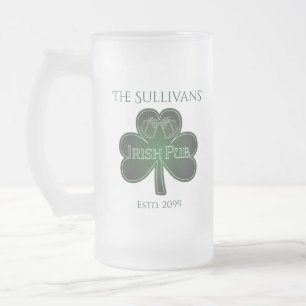 Irish Pub Bar Mattglas Bierglas