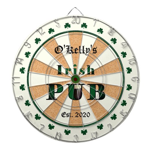 Irish Pub Bar Tavern Dart Boards Dartboards Dartscheibe (vorne)
