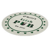 Irish Pub Bar Tavern Decorative Glass Schneidebrett (Ecke)