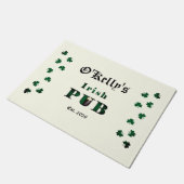 Irish Pub Bar Tavern Doormat Door Mat Fußmatte (Schrägansicht)
