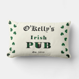 Irish Pub Bar Tavern Lumbar Throw Kissen