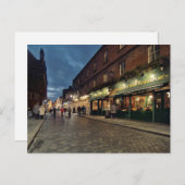 Irish Pub / Dublin Postkarte (Vorne/Hinten)