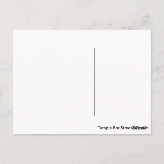 Irish Pub / Dublin Postkarte (Rückseite)