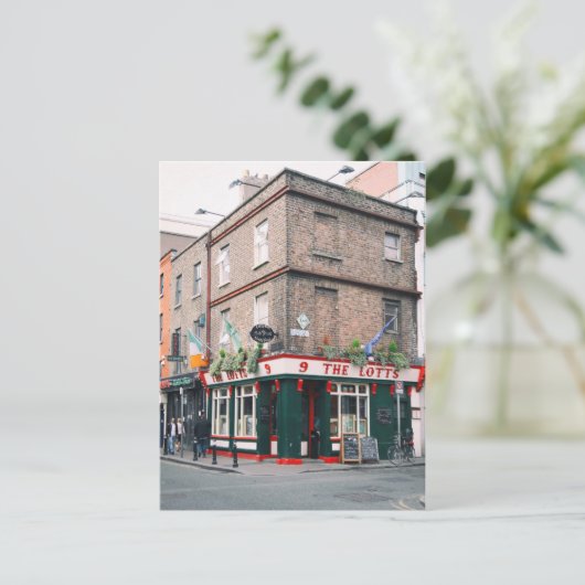Irish Pub / Dublin Postkarte (Stehend Vorderseite)