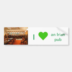 Irish Pub Image für Autoaufkleber