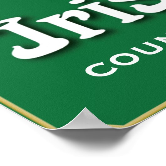 Irish Pub Poster (Ecke)