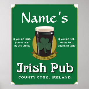 Irish Pub Poster