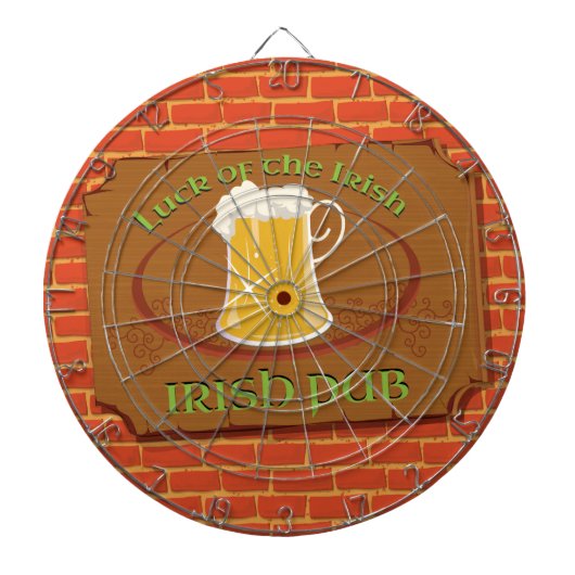 Irish Pub Sign Dartscheibe (vorne)