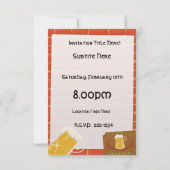 Irish Pub Sign Einladung (Rückseite)