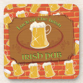 Irish Pub Sign Getränkeuntersetzer (Vorderseite)