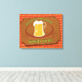 Irish Pub Sign Leinwanddruck (Insitu (Holzboden))