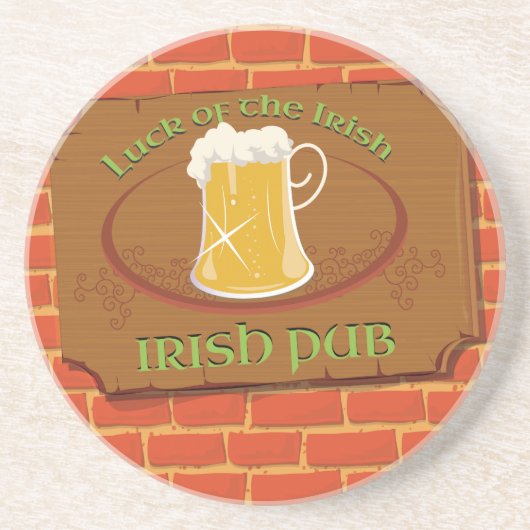 Irish Pub Sign Untersetzer (Vorne)