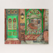 Irish Pub Watercolor Jigsaw Puzzle (Horizontal)
