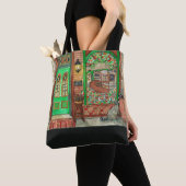 Irish Pub Watercolor Tote Bag Tasche (Von Nahem)