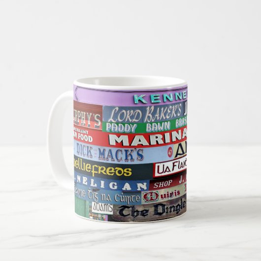 Irish Pubs Tasse, Irish Pubs, Dingle Ireland, Iris Kaffeetasse (Vorderseite Links)