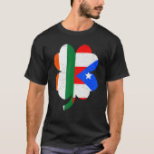 Irish Puerto Rican Flag Shamrock St Patricks Day P T-Shirt (Vorderseite)