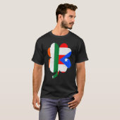 Irish Puerto Rican Flag Shamrock St Patricks Day P T-Shirt (Vorne ganz)