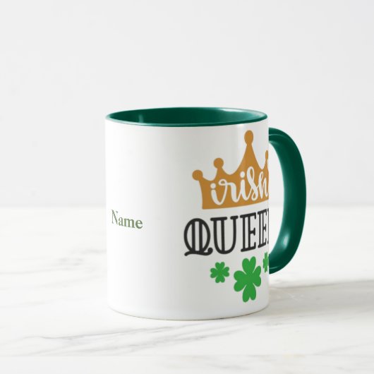 Irish Queen Gift Customize Tasse (VorderseiteRechts)
