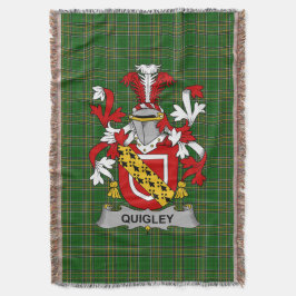 Irish Quigley oder O_Quigley Coat of Arms Family C Decke