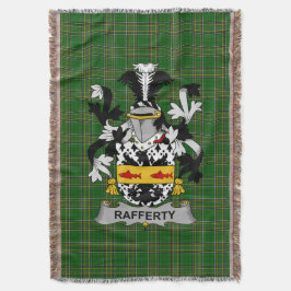 Irish Rafferty oder O_Rafferty Coat of Arms Family Decke