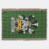 Irish Rafferty oder O_Rafferty Coat of Arms Family Decke (Vorderseite)