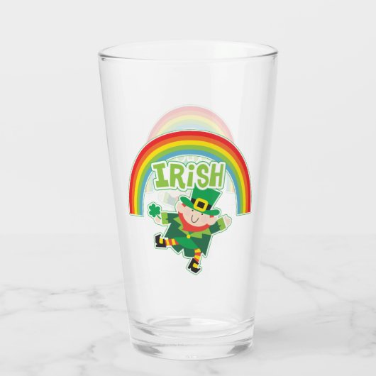 Irish Rainbow Leprechaun Glas (Rückseite)