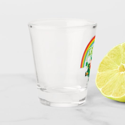 Irish Rainbow Leprechaun Schnapsglas (Links)