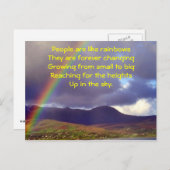 Irish Rainbow Postcard Postkarte (Vorne/Hinten)