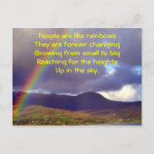 Irish Rainbow Postcard Postkarte (Vorderseite)