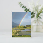 Irish Rainbow Postcard Postkarte (Stehend Vorderseite)